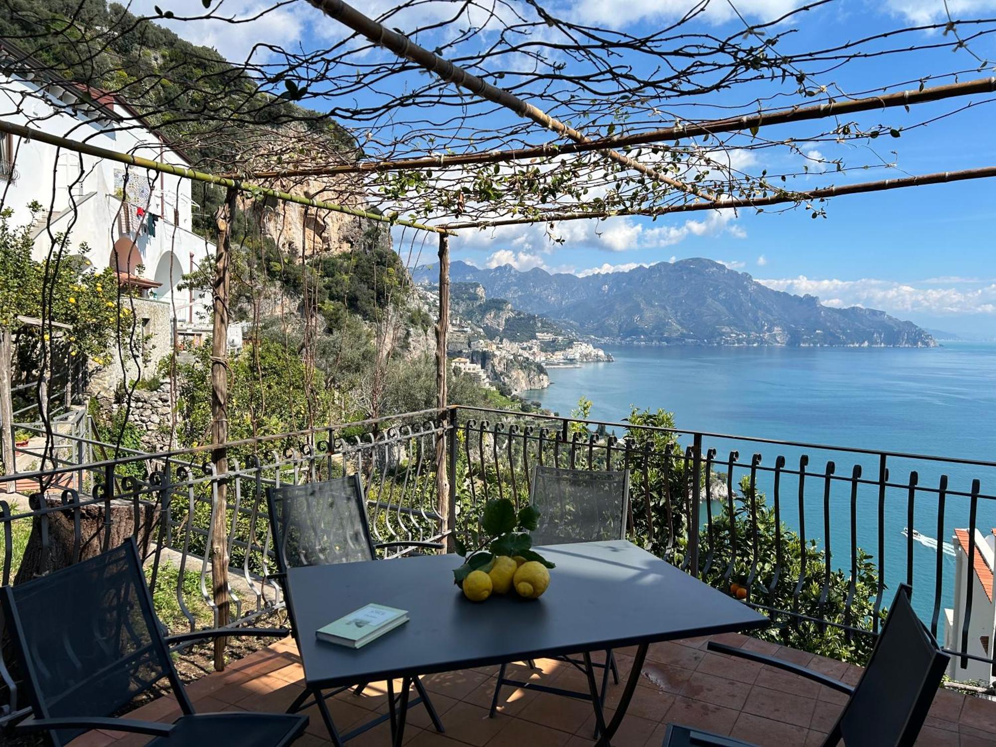 Amalfi 51 Con Vista Mare, Giardino E Terrazze Villa Conca dei Marini Kültér fotó