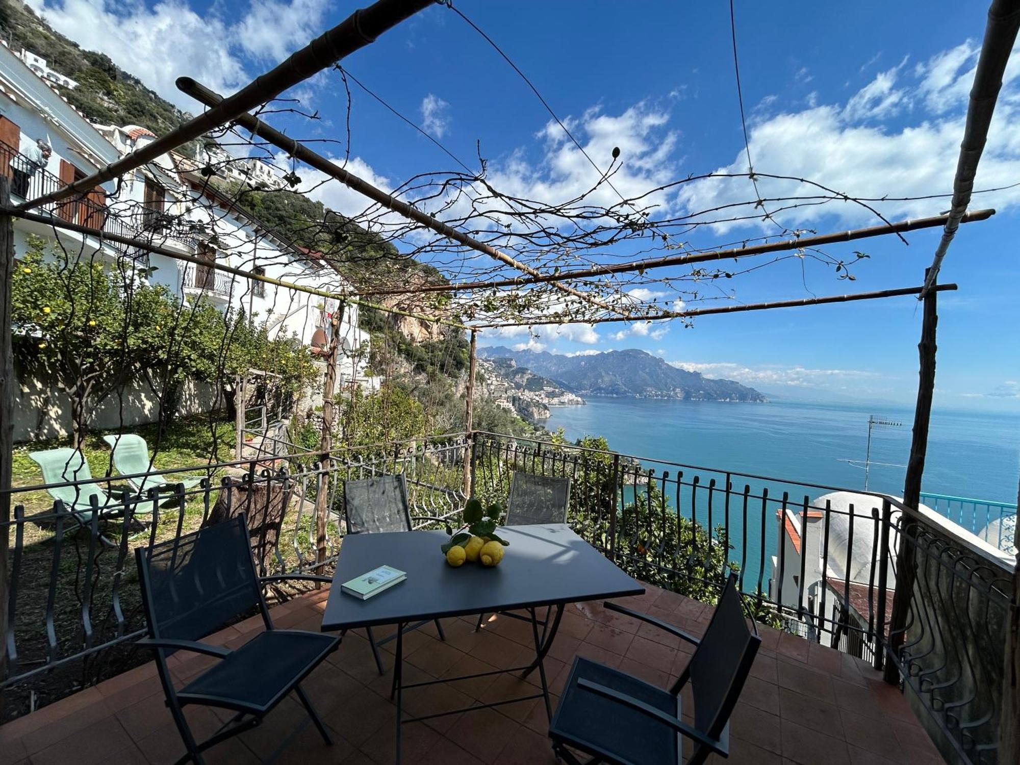 Amalfi 51 Con Vista Mare, Giardino E Terrazze Villa Conca dei Marini Kültér fotó
