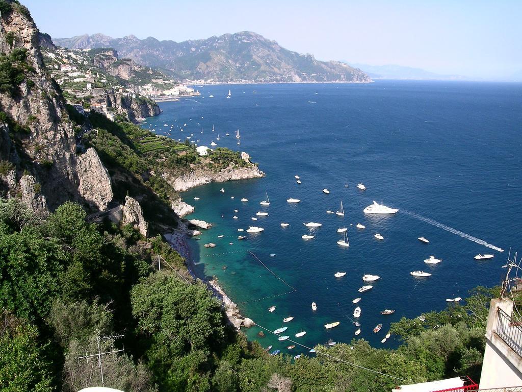 Amalfi 51 Con Vista Mare, Giardino E Terrazze Villa Conca dei Marini Kültér fotó